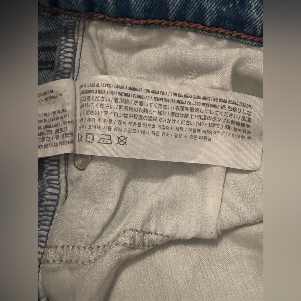 Abercrombie & Finch the 90’s Straight Ultra High Rise w/ Slits at Ankle 29/8 - Picture 14 of 14